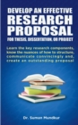 Image for Develop an Effective Research Proposal