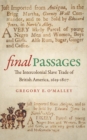 Image for Final passages: the intercolonial slave trade of British America, 1619-1807