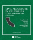Image for Civil Procedure in California : State and Federal, 2024 Edition