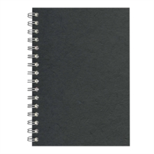 A5 Posh Pig White Paper 35lvs Black Silk