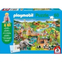 Image for Playmobil - A Zoo Adventure 60 Piece Schmidt Puzzle