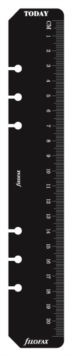 Filofax A5 Ruler page marker black refill