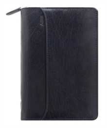 Filofax Personal Lockwood Zip navy organiser