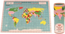 Jigsaw puzzle in a tube (300 piece) – World Map