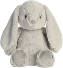 Image for Soft Toy Ebba Dewey Dusk Grey Rabbit 12.5In