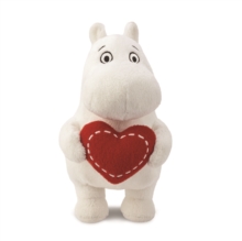 Moomin Standing with Heart Plush Toy