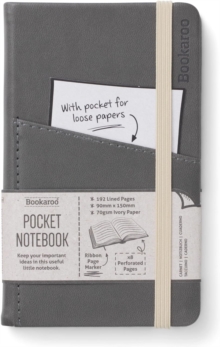 Bookaroo Pocket Notebook (A6) Journal – Charcoal