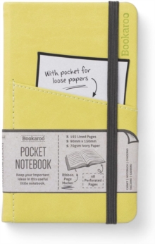 Bookaroo Pocket Notebook (A6) Journal – Lime