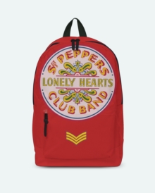 Image for Beatles Lonley Hearts Red Classic Rucksack