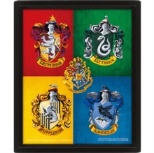 Harry Potter (Colourful Crest) – Framed