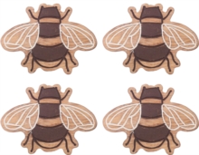 Sass & Belle Wooden Bee Coasters – Set Of 4