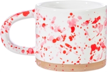 Sass & Belle Pink and Red Splatterware Mug