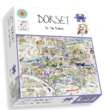 Map of Dorset Jigsaw 1000 Piece Puzzle