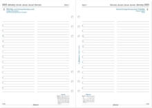 Filofax A5 day per page 5 language appointments diary – 2023