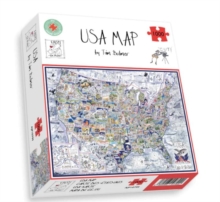 Map of USA Jigsaw 1000 Piece Puzzle