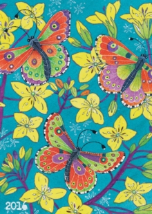 Image for FASHION DIARY BRIGHT BUTTERFLIES A6 D