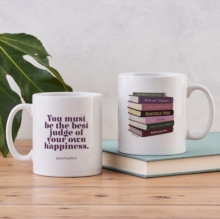 Image for Jane Austen Bookstack With Quote Mug