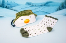 SNOWMAN EYE MASK SOCKS