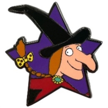 Witch Character Pin Badge