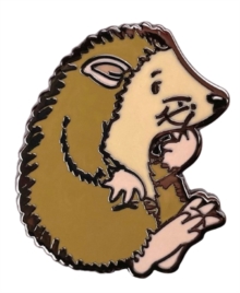 Hedgehog Character Pin Badge