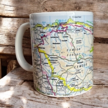 Image for OS Map Ceramic Mug - Exmoor National Park