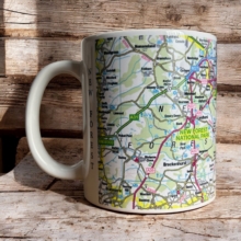 Image for OS Map Ceramic Mug - New Forest National Park