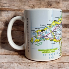 Image for OS Map Ceramic Mug - Pembrokeshire Coast National Park