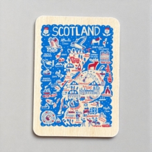 Image for Julia Gash Wooden Magnet - Scotland