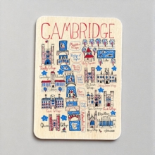 Image for Julia Gash Wooden Magnet - Cambridge