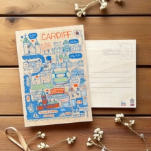 Image for Julia Gash Wooden Postcard - Cardiff