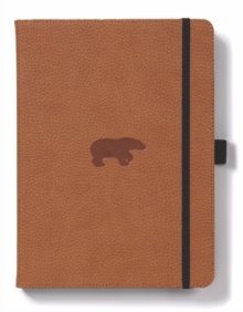 Dingbats A5+ Wildlife Brown Bear Notebook – Plain