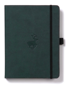 Dingbats A4+ Wildlife Green Deer Notebook – Graph