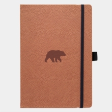 A4 Brown Bear Nbook Dotted