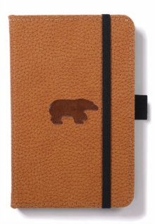 Dingbats A6 Pocket Wildlife Brown Bear Notebook – Dotted