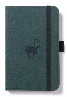 Dingbats A6 Pocket Wildlife Green Deer Notebook – Graphed