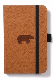 Dingbats A6 Pocket Wildlife Brown Bear Notebook – Plain