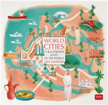 WALL CALENDARS – 2024 WALL CALENDAR – WORLD CITIES – 30X29 – CITIES