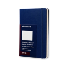 Image for 2016 MOLESKINE ROYAL BLUE LARGE DAILY DI