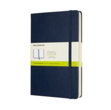 Moleskine Expanded Large Plain Hardcover Notebook: Sapphire Blue