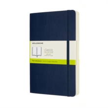 Moleskine Expanded Large Plain Softcover Notebook: Sapphire Blue