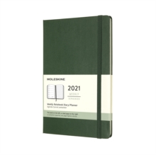 Image for Moleskine 2021 12-Month Weekly Large Hardcover Diary : Myrtle Green