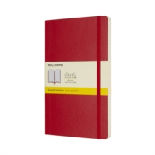 Moleskine Scarlet Red Large Squared Notebook Soft