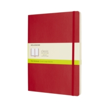 Moleskine Scarlet Red Extra Large Plain Notebook Soft