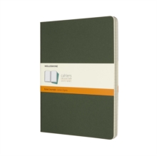 Moleskine Myrtle Green Extra Large Ruled Cahier Journal (set Of 3)