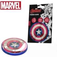 Image for Tribe Marvel Captain America Shield Power Bank - 4000mAh