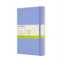 Moleskine Large Plain Hardcover Notebook: Hydrangea Blue