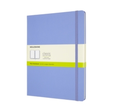 Moleskine Extra Large Plain Hardcover Notebook: Hydrangea Blue