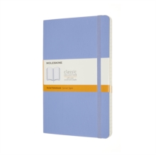 Moleskine Large Ruled Softcover Notebook: Hydrangea Blue