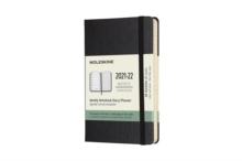 Moleskine 2022 18-Month Weekly Pocket Hardcover Notebook: Black