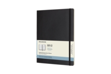 Moleskine 2022 18-Month Monthly Extra Large Softcover Notebook: Black